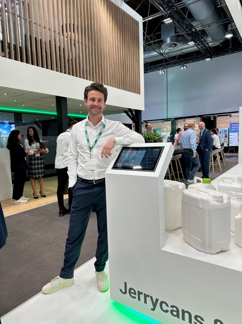Standbetreuung am Messestand von Greif auf einer Verpackungsmesse